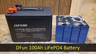 DFun 12V 100Ah LiFePO4 Battery Review and Teardown [upl. by Rochella113]