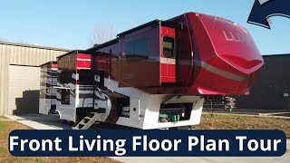 Front Living Fifth Wheel The Luxe 44FL ELITE [upl. by Fronnia681]