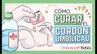 💧⚠️ Cómo CURAR el CORDÓN UMBILICAL  Cuidados del Bebé Recién nacido [upl. by Asi]