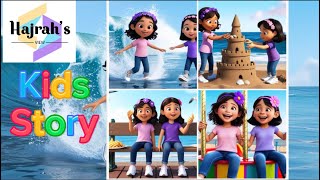 The lovely sisters amp seaside🌊🐚animated story for kids [upl. by Theurer488]