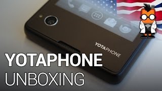 YotaPhone Unboxing  Dualdisplay Smartphone with EPaper screen [upl. by Wolfgram]