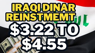 Iraqi Dinar🔥Reinstatement 322 To 455 Iraqi Dinar News Today  Iqd Usd Value  Dinar News [upl. by Pember]