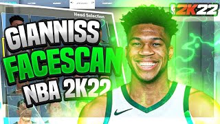 NBA 2K22 HOW TO LOOK LIKE Giannis Antetokounmpo Giannis FACE SCAN FACE CREATION NBA 2K22 [upl. by Nemajneb]