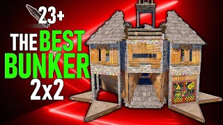 The BEST 2x2 BUNKER SoloDuo  Rust Base Design [upl. by Elysha]