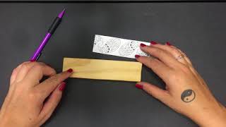 Everyday Crafting How To Transfer Lettering To Wood Without Transfer Paper [upl. by Mraz949]