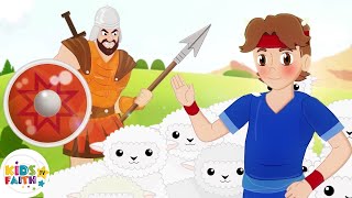 David and Goliath Bible song  Kids Faith TV [upl. by Brynna]