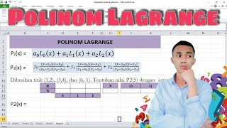 Polinom Lagrange  Interpolasi Lagrange  Metode Numerik Interpolasi Polinom Lagrange [upl. by Anilag540]