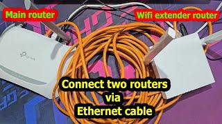 How to connect two tp link routers via cable [upl. by Muhammad748]