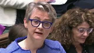 Home Secretary Yvette Cooper stands strong against British fascist MP [upl. by Enoitna50]