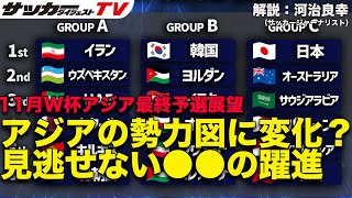 11月W杯アジア最終予選展望。日本以外のグループの状況は？【識者の見解】 [upl. by Traver]