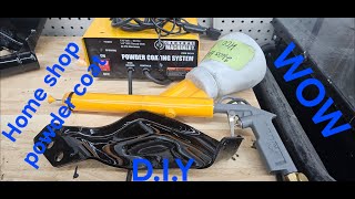 DIY home powder coating setup Harbor Freight [upl. by Yde]