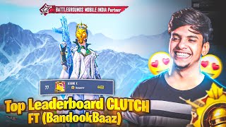 😤 CLUTCH EVERY SQUAD IN 😱LEADERBOARD CONQUEROR BandookBaaz  LegendX [upl. by Thom975]