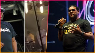 2000s legend Fatman Scoop 53 collapses on stage and is rushed to hospital during a [upl. by Hakim220]