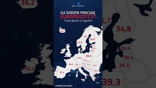 Ile godzin pracują EuropejczyczyCzy widzicie że Polacy pracują prawie najwięcej Prowadzą Grecy [upl. by Nnylireg484]