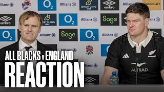 REACTIONS Scott Barrett amp Scott Robertson on England Test  Press Conference London [upl. by Browning]