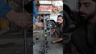 how to fitting shock absorber 🔥 fitting shockabsorber shortvideo automobile skills vira [upl. by Zurheide]