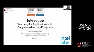 USENIX ATC 24  Telescope Telemetry for Gargantuan Memory Footprint Applications [upl. by Koenraad384]