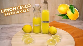 LIMONCELLO 🍋 Fatto in casa  Ricetta Facile  Il Paradiso Delle Tentazioni [upl. by Nerti802]