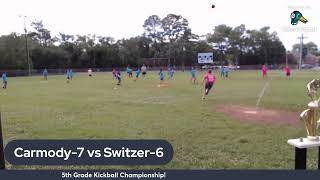 5th Grade Kickball Championship Carmody vs Switzer [upl. by Kilian]