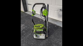 Pros amp Cons Greenworks 2000 psi Pressure Washer [upl. by Eenaffit]