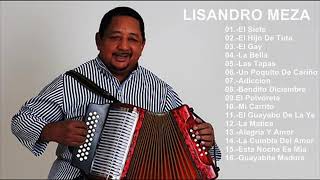 LISANDRO MEZA  16 Grandes Exitos Parranderos  Sus Mejores Canciones [upl. by Hersch]