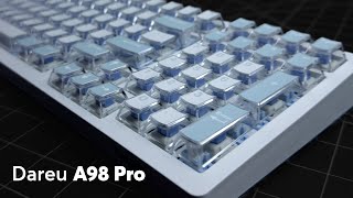 Ultimate Dareu A98 Pro II Neon Keyboard  TriColor Injection Keycaps [upl. by Yruam]