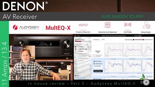 Part 5  Denon AVRX6800H Inhouse Review  Audyssey MultEQX Calibration [upl. by Christiana]