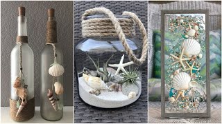 DIY Crafts With Seashells project  decor help  design [upl. by Quinlan719]