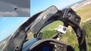 A4 Skyhawk Tico Warbird Airshow 2014 wOnboard Video [upl. by Dinnie120]