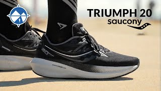 Saucony Triumph 20 Review  New Bouncy Foam Is A GameChanger [upl. by Werda732]