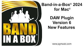 BandinaBox® DAW Plugin Version 6 for Mac® New Features [upl. by Adnoyek]