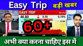 Easy trip share latest news today easy trip share analysis buy or not target price 2024 [upl. by Clementius194]