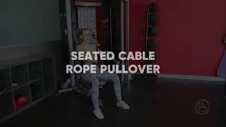 Seated Cable Rope Pullover [upl. by Elson]