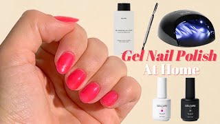 Gel Nail Polish At Home [upl. by Elnukeda]