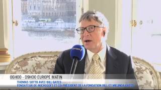 Bill Gates  quot Je suis content de laction des USA dans la santé quot [upl. by Bremer]