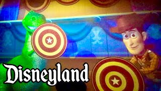 Toy Story Midway Mania Full Ride  Disneyland California Adventure 2024 [upl. by Acinoed]