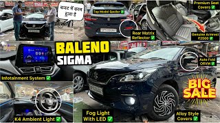 2024 Baleno Sigma Base to Top Modification In Budget ✅ Baleno Sigma Modified To Top [upl. by Ainerbas]