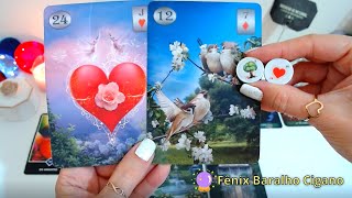 💖😍ELE A VEM FALAR COMIGO O QUE ELEA VAI FALAR🔮Baralho Cigano e Tarot do Amor Responde [upl. by Lechner662]