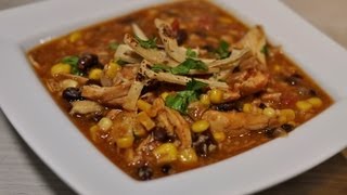 Quick and Easy Chicken Tortilla Soup Recipe [upl. by Rahs]