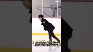 Sunghoon ice skating ice prince enhypen [upl. by Parthena]