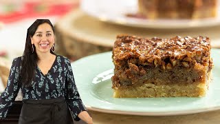 The Best Pecan Pie Bars without Corn Syrup Easy Holiday Desserts [upl. by Amadeus]