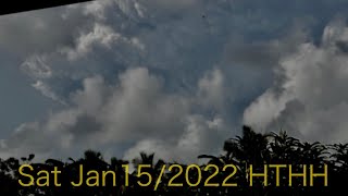 Tonga Volcanic Eruption as seen from Tonga 73 Kilometers Away [upl. by Glynias568]