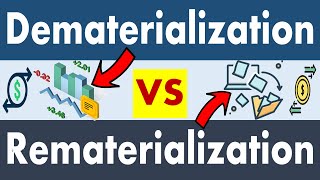 Differences between Dematerialization and Rematerialization [upl. by Attiuqahs369]