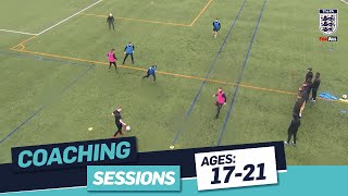 Part 1  Bex Garlick Defending Central Areas  FA Learning Coaching Session [upl. by Kcir]