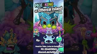 BEMEEBETH  Ethereal Island Quint Ethereal My Singing Monsters shorts [upl. by Eintroc49]