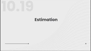 Estimation Technique [upl. by Ecirtael]