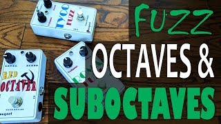 Fuzz Octaves and Suboctaves  DIY Guitar Pedals [upl. by Yesnyl665]