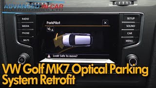 Volkswagen MK7 Golf Front and Rear OPS Retrofit  Optical Parking Sensors [upl. by Cadel]