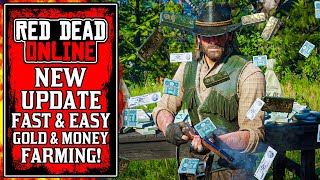 The NEW Red Dead Online UPDATE Has QUICK and SIMPLE GOLD amp Money Farming Methods RDR2 [upl. by Assilanna]