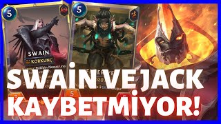 YENİ METADA MAÇ KAYBETMEYEN DESTE JackSwain Sikke Kontrol Destesi Legends of Runeterra LoR [upl. by Sudnak]